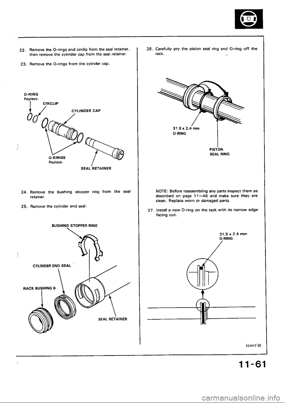 HONDA CIVIC 1989 4.G Workshop Manual 