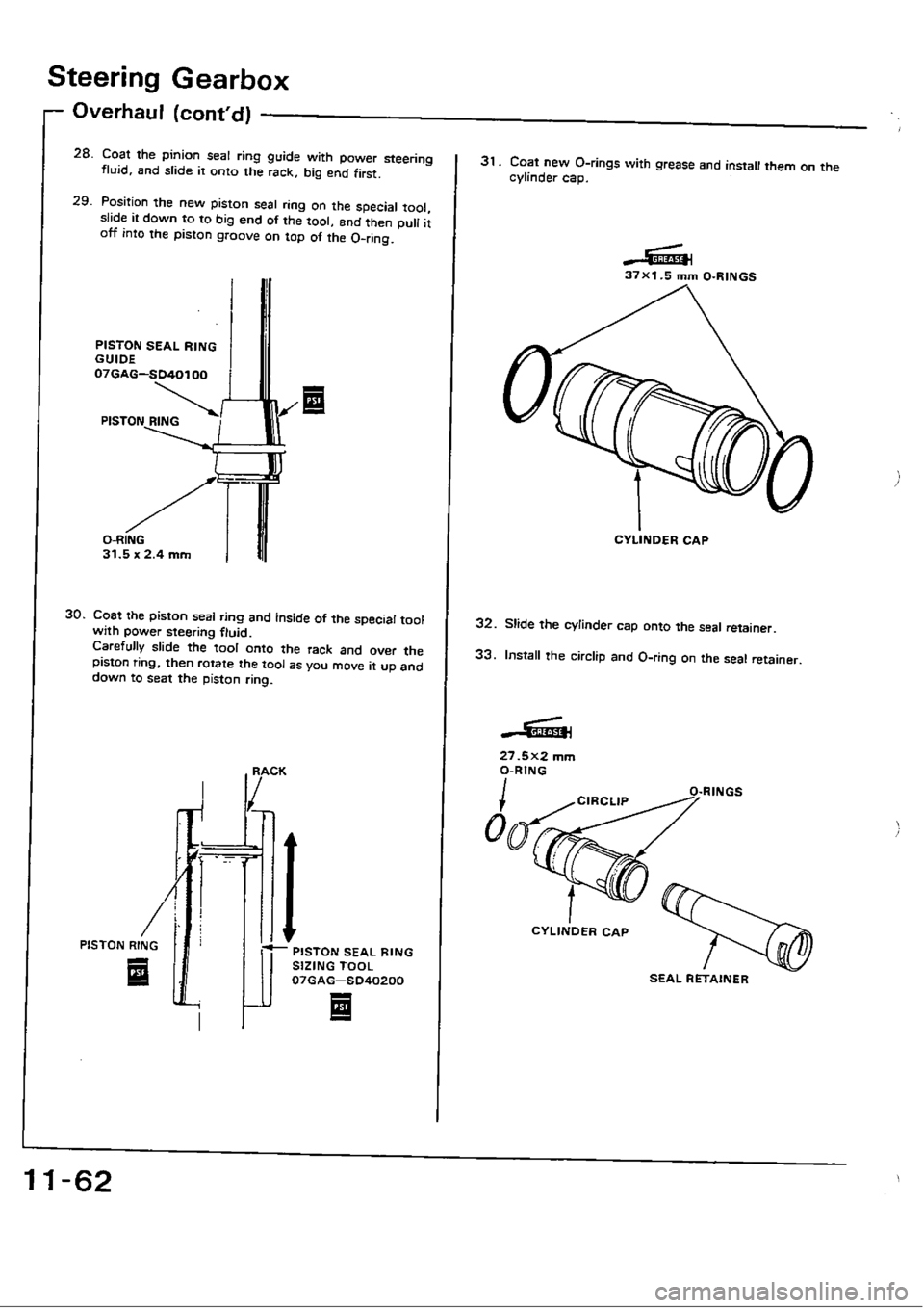HONDA CIVIC 1989 4.G Workshop Manual 