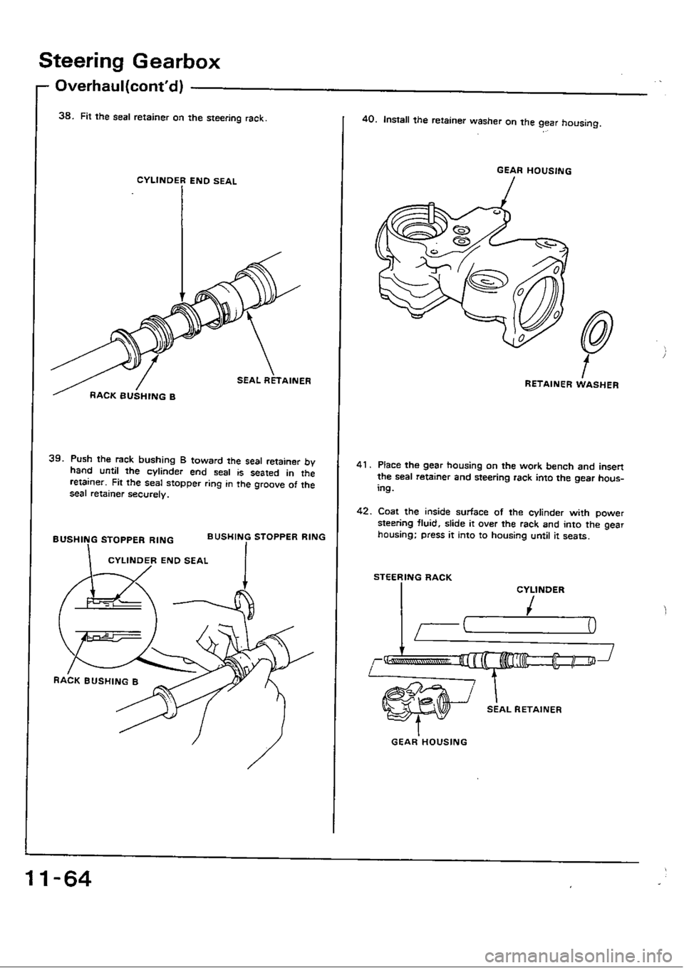 HONDA CIVIC 1989 4.G Workshop Manual 