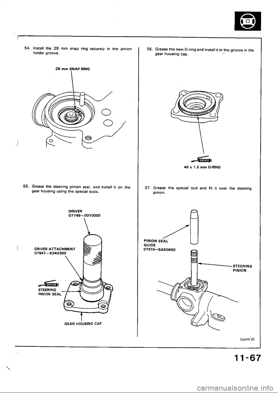 HONDA CIVIC 1989 4.G Workshop Manual 