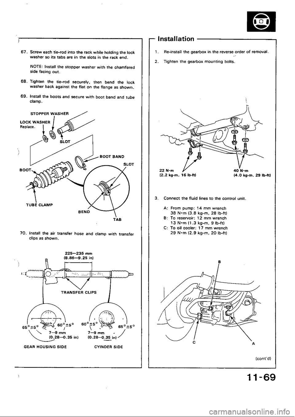 HONDA CIVIC 1990 4.G Workshop Manual 