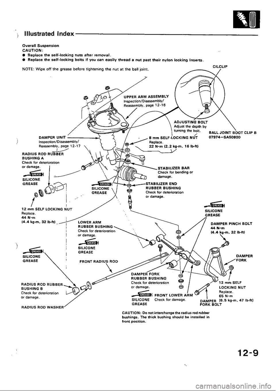 HONDA CIVIC 1989 4.G Workshop Manual 