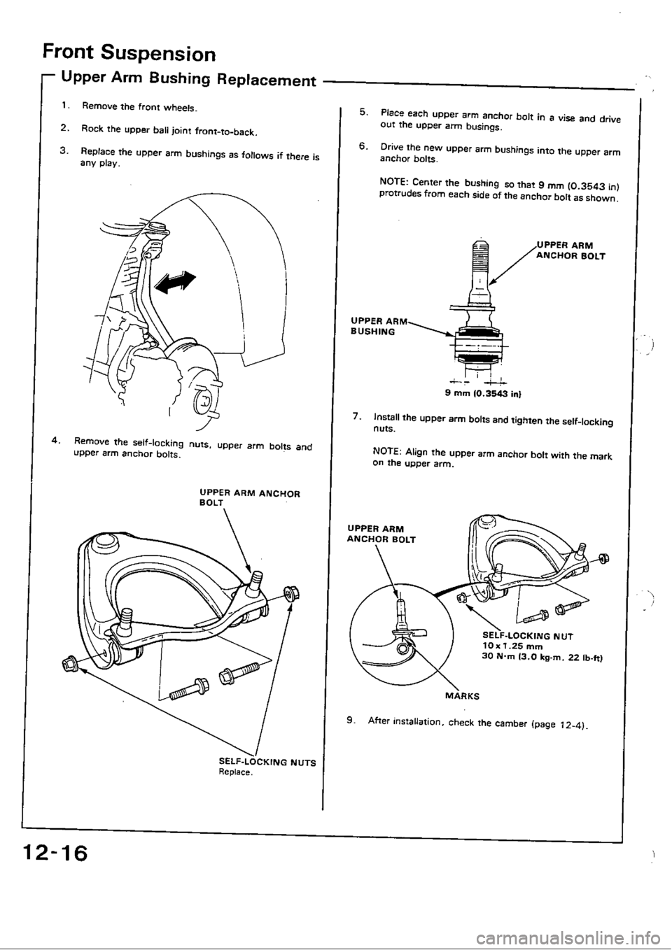 HONDA CIVIC 1988 4.G Workshop Manual 