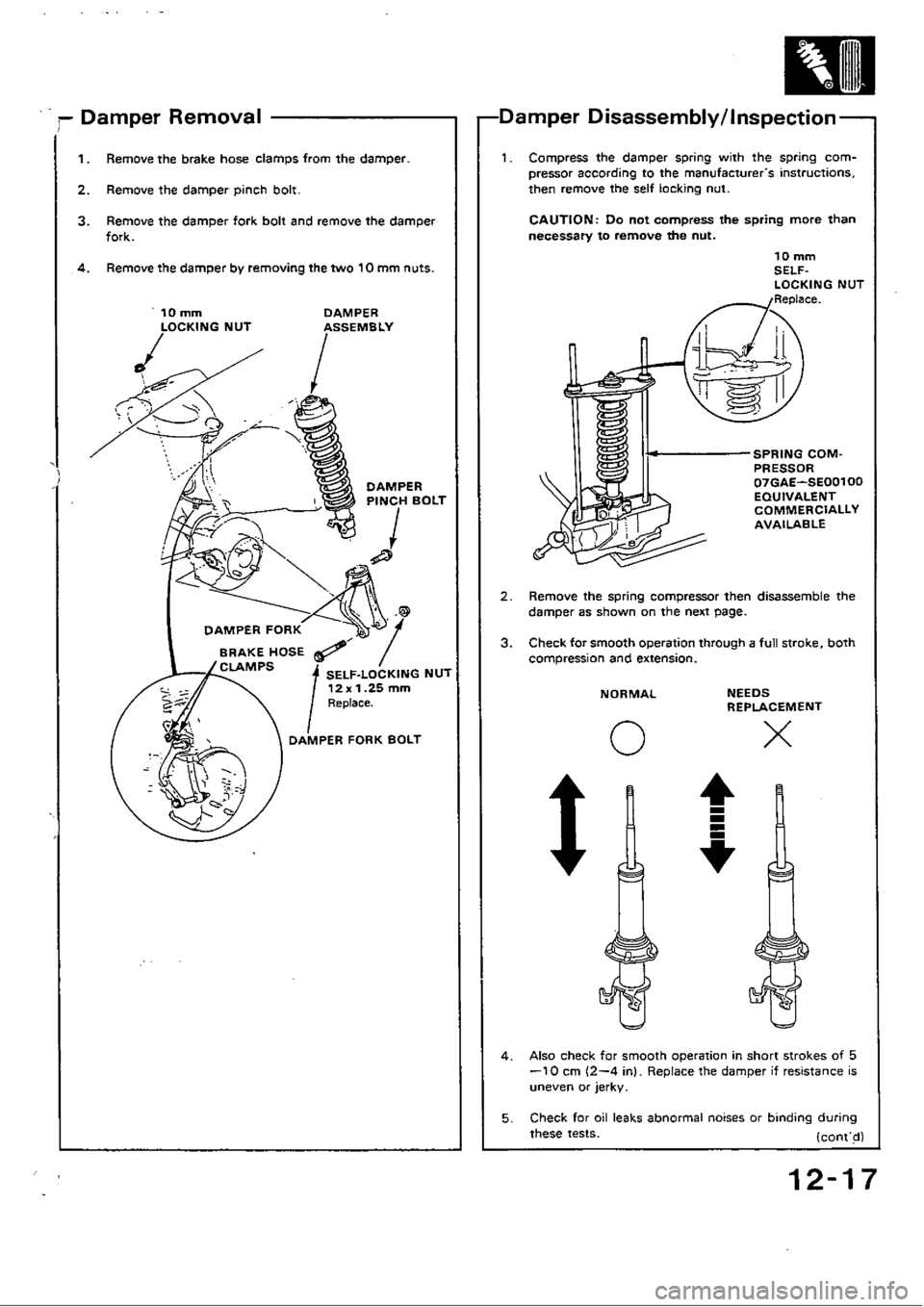 HONDA CIVIC 1988 4.G Workshop Manual 