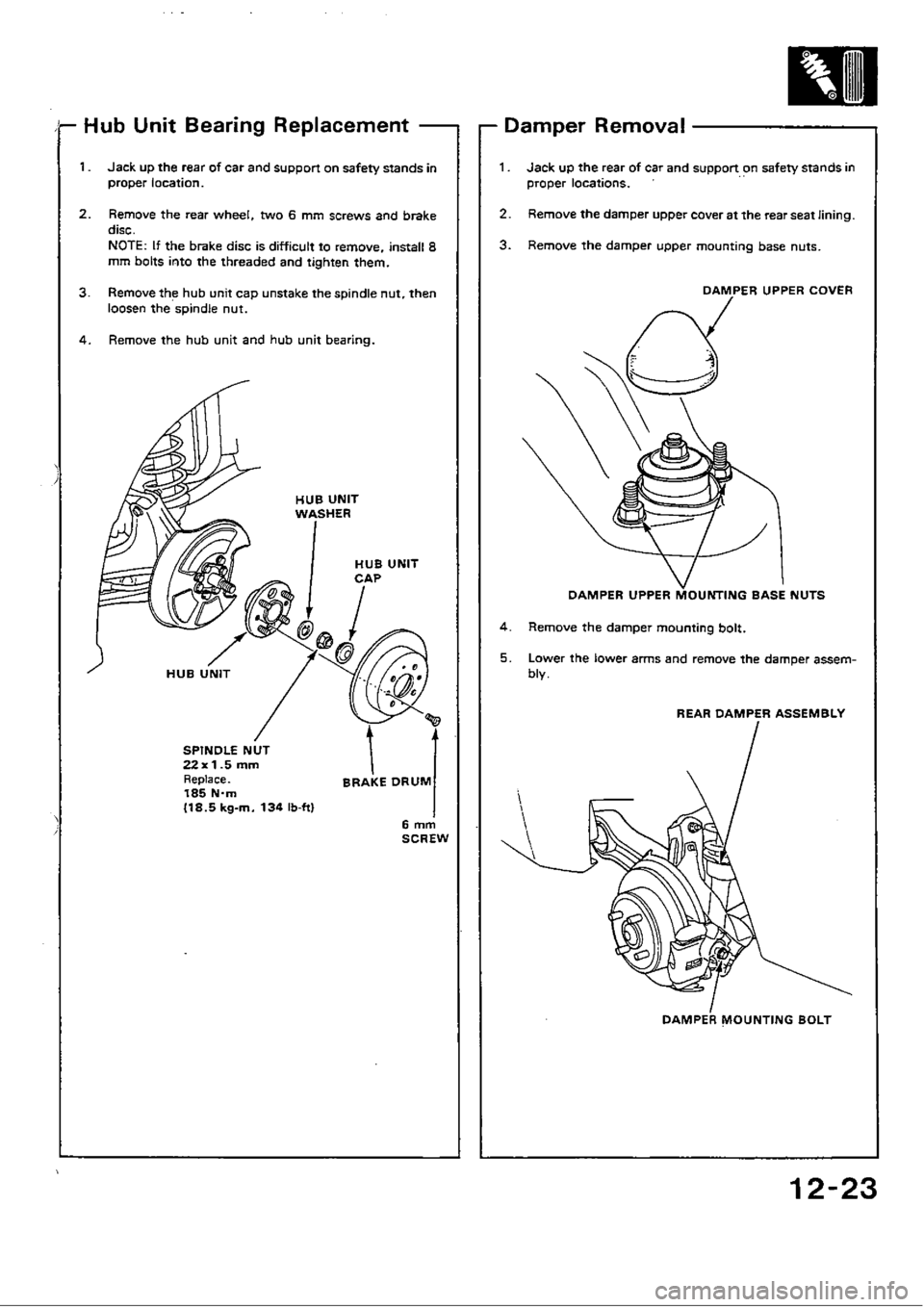 HONDA CIVIC 1988 4.G Workshop Manual 