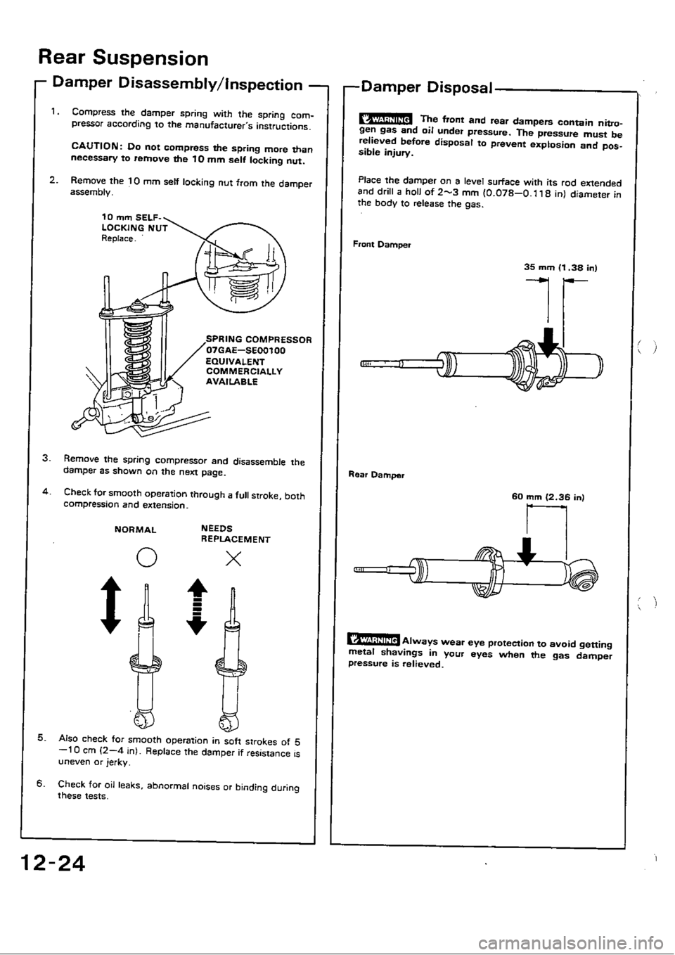 HONDA CIVIC 1988 4.G Workshop Manual 