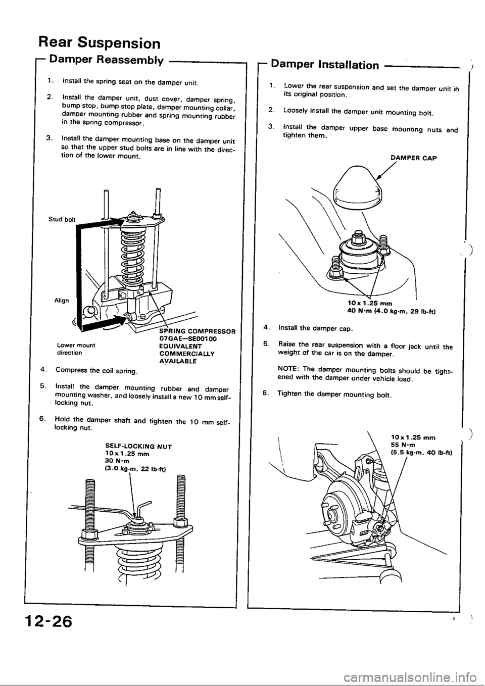 HONDA CIVIC 1988 4.G Workshop Manual 