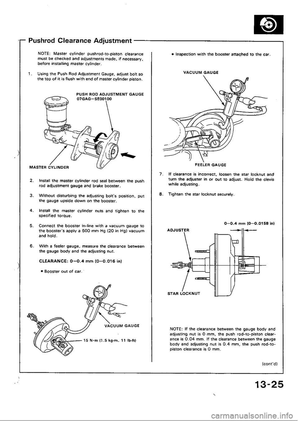 HONDA CIVIC 1989 4.G Workshop Manual 