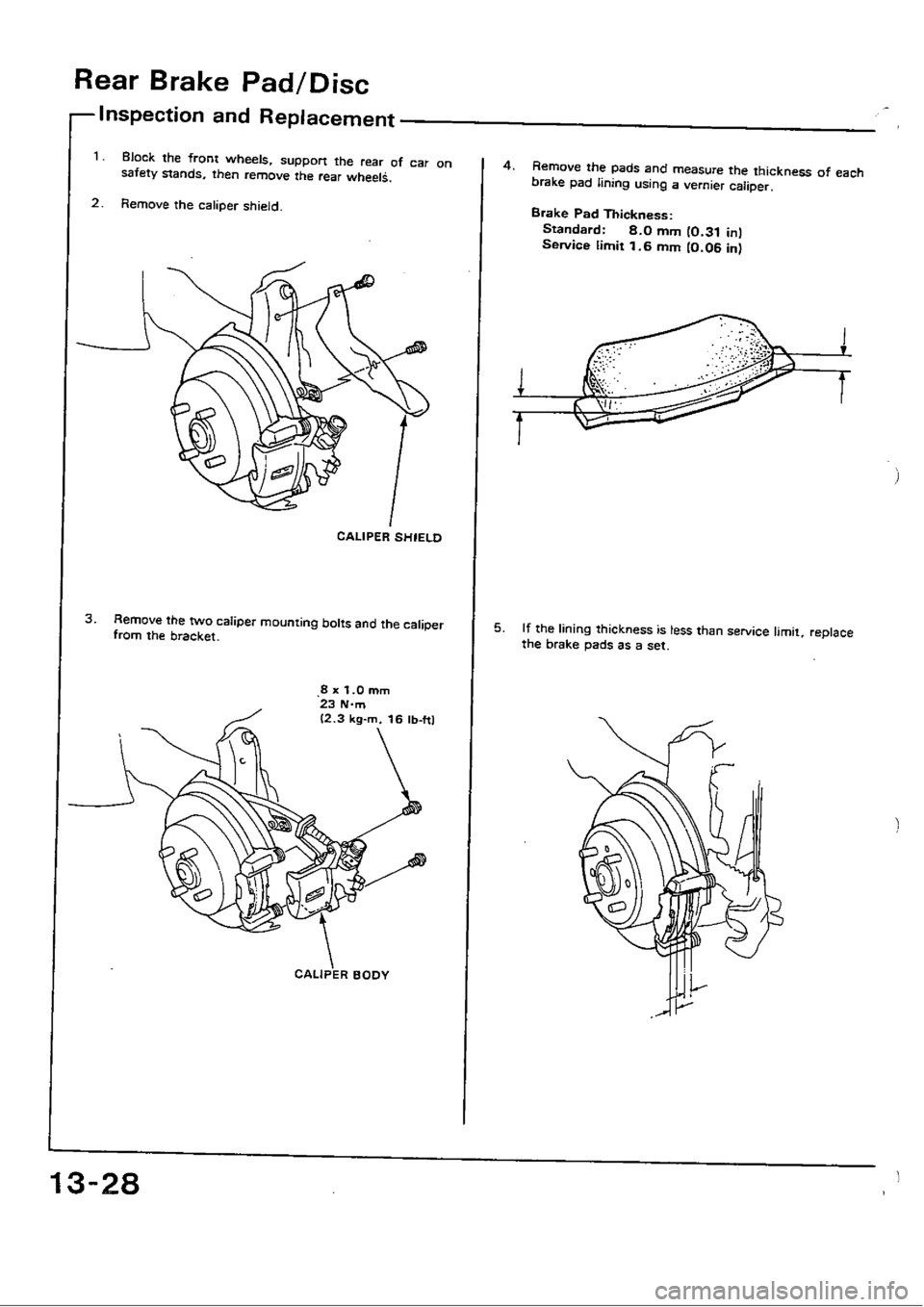 HONDA CIVIC 1990 4.G Workshop Manual 