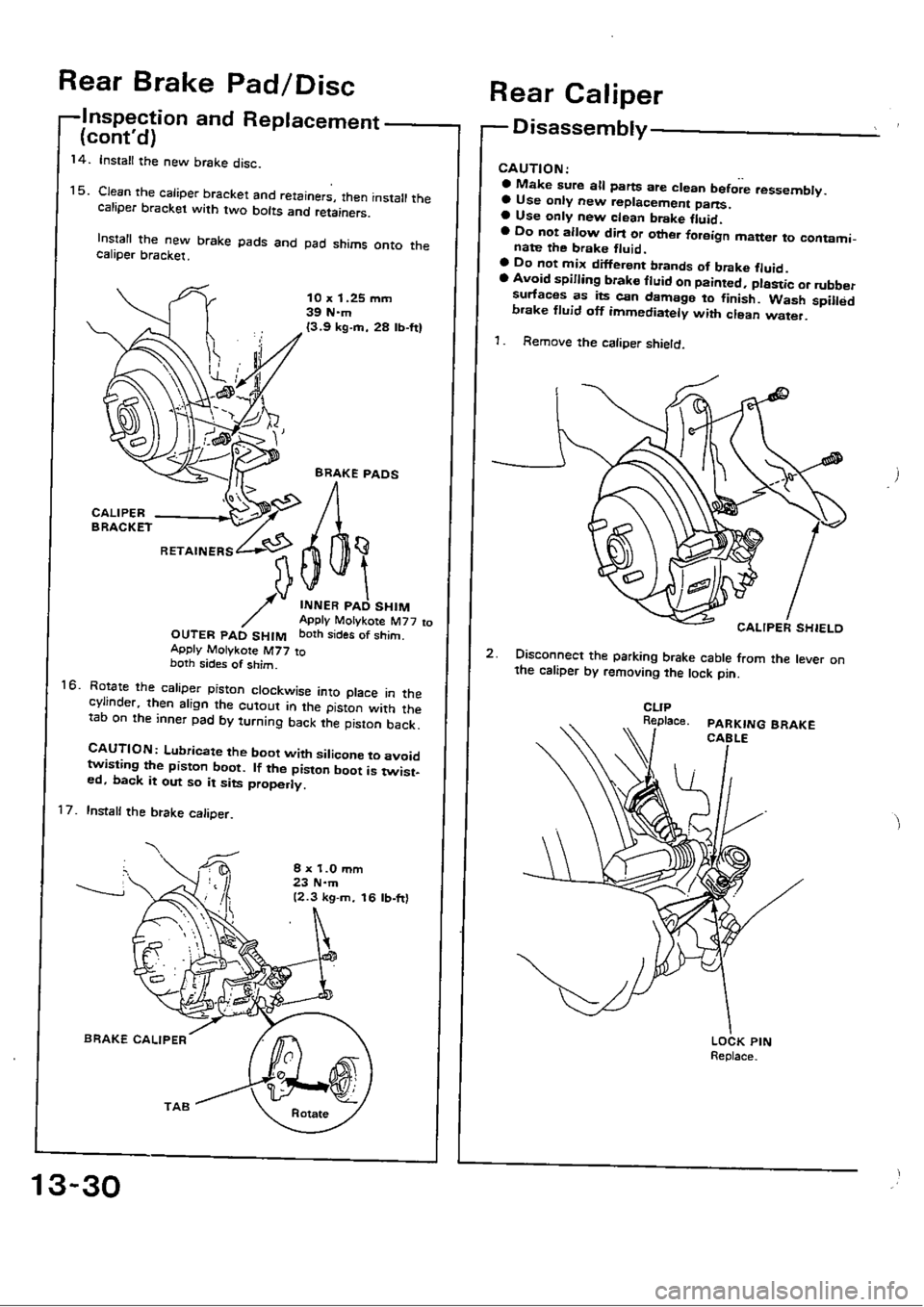 HONDA CIVIC 1990 4.G Workshop Manual 