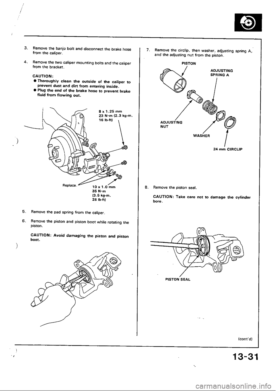 HONDA CIVIC 1990 4.G Workshop Manual 