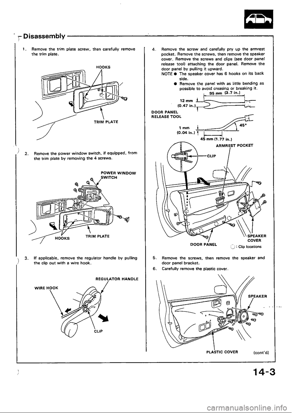HONDA CIVIC 1989 4.G Workshop Manual 