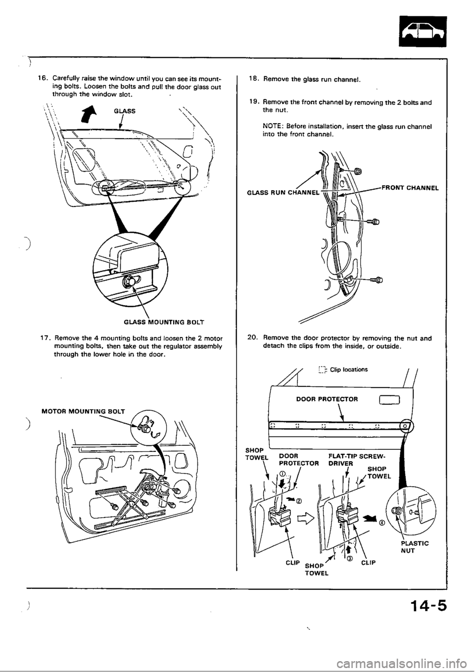 HONDA CIVIC 1990 4.G Workshop Manual 