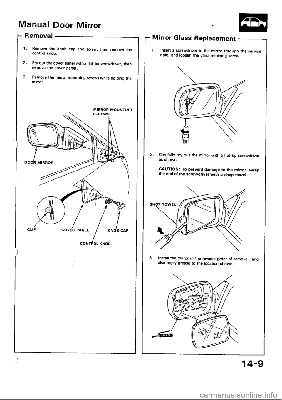HONDA CIVIC 1990 4.G Workshop Manual 