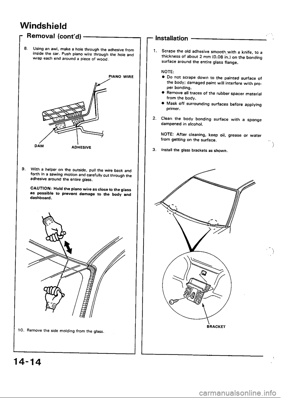 HONDA CIVIC 1989 4.G Workshop Manual 