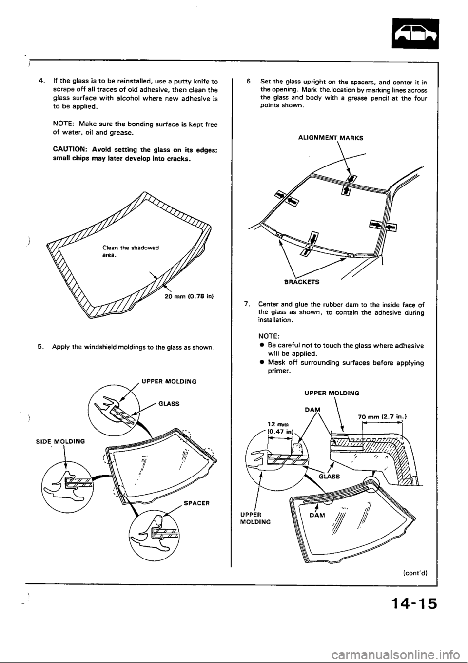 HONDA CIVIC 1989 4.G Workshop Manual 