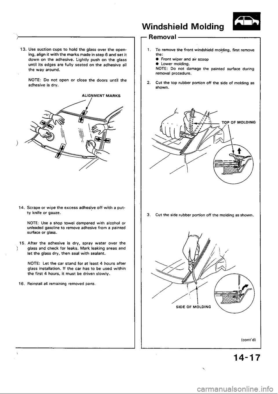 HONDA CIVIC 1989 4.G Workshop Manual 