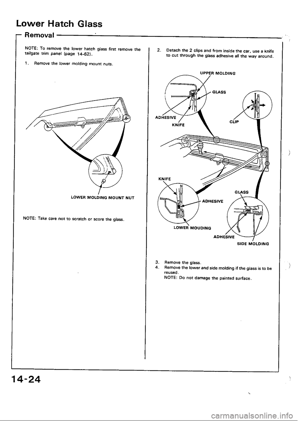 HONDA CIVIC 1989 4.G Workshop Manual 
