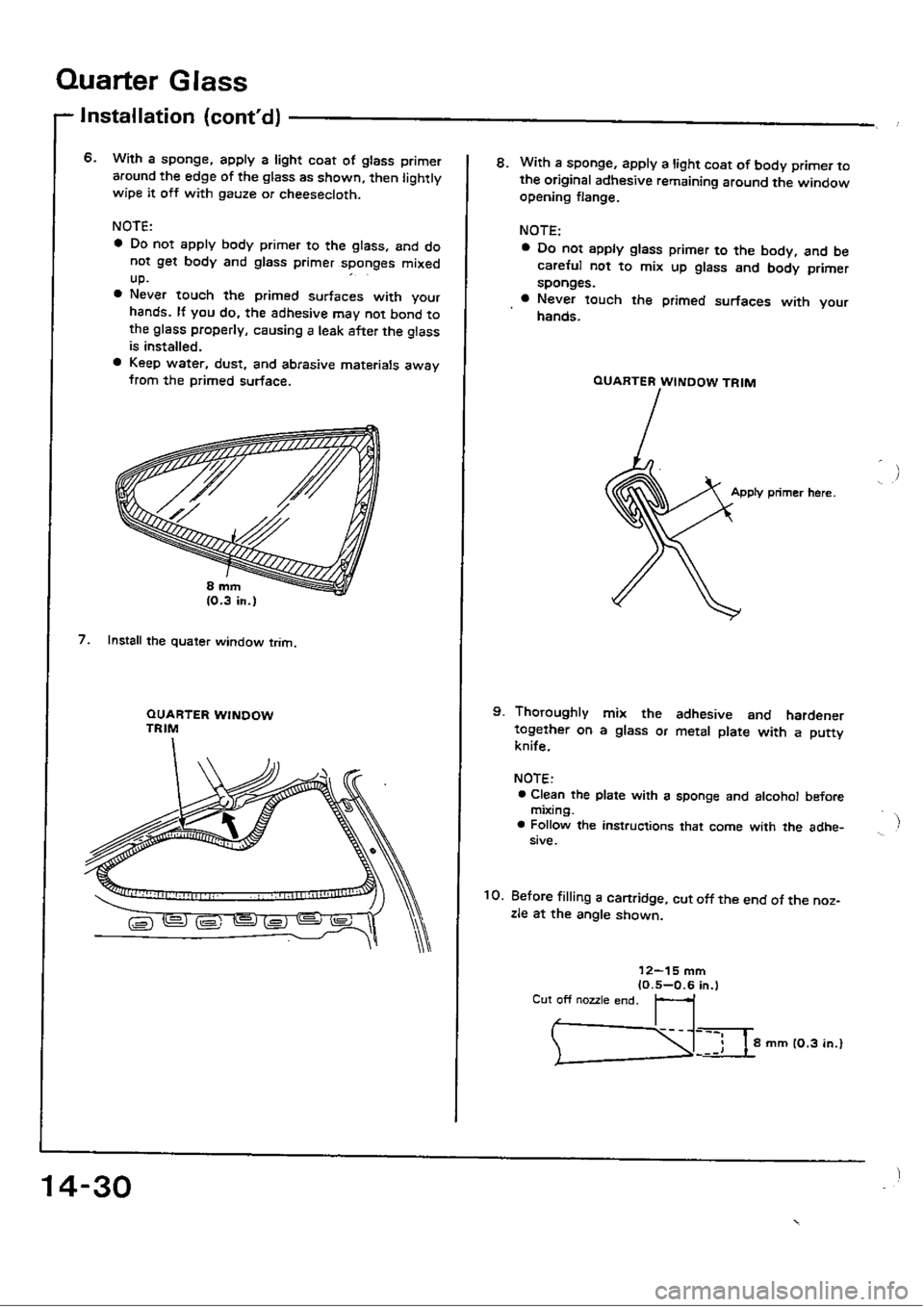 HONDA CIVIC 1990 4.G Workshop Manual 