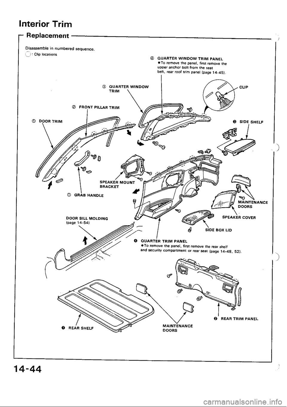 HONDA CIVIC 1989 4.G Workshop Manual 