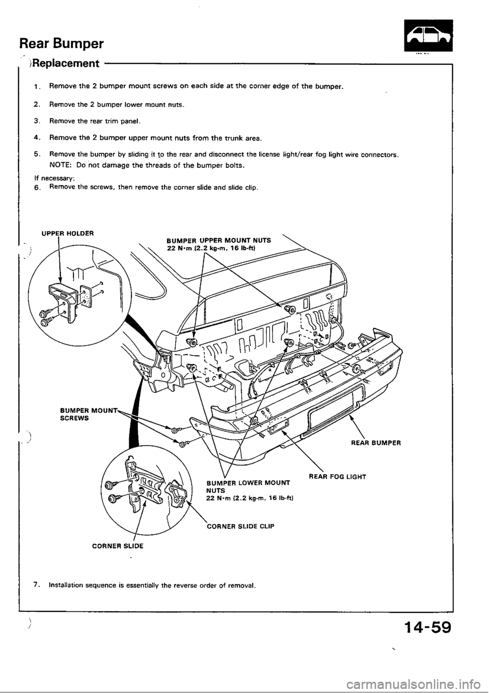 HONDA CIVIC 1988 4.G Workshop Manual 