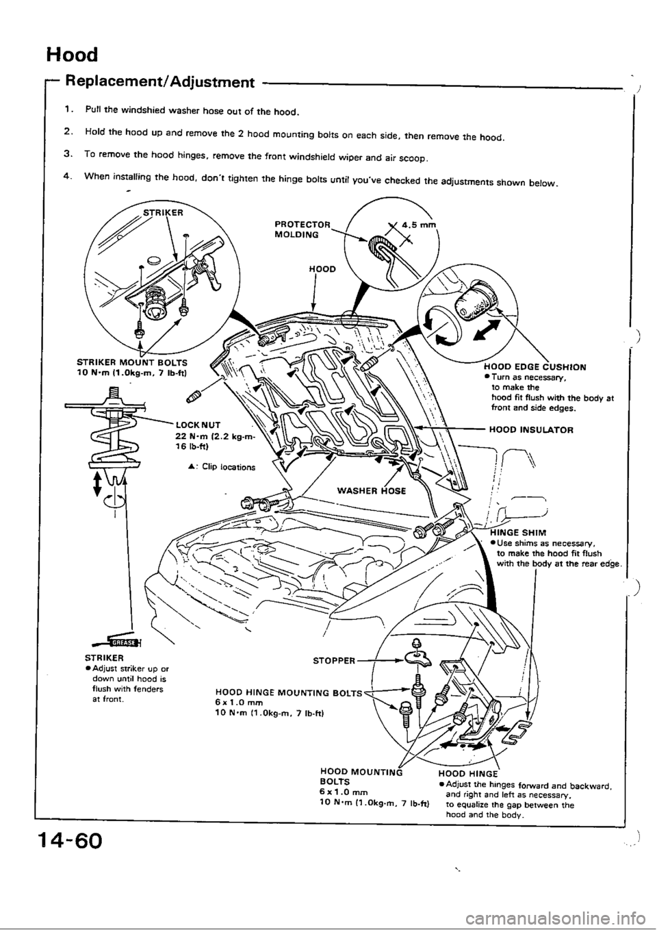 HONDA CIVIC 1988 4.G Workshop Manual 