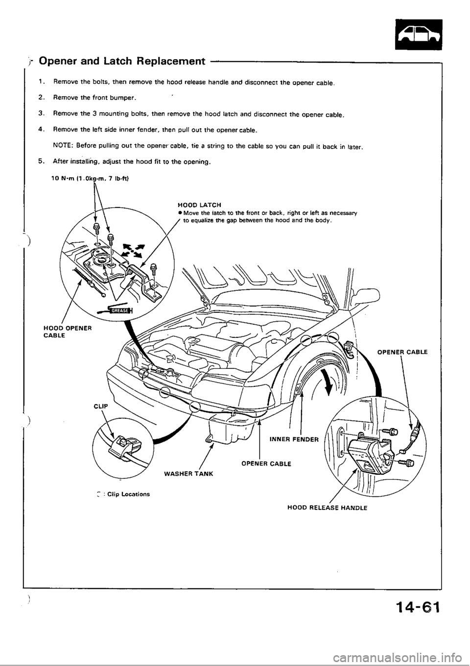 HONDA CIVIC 1989 4.G Workshop Manual 