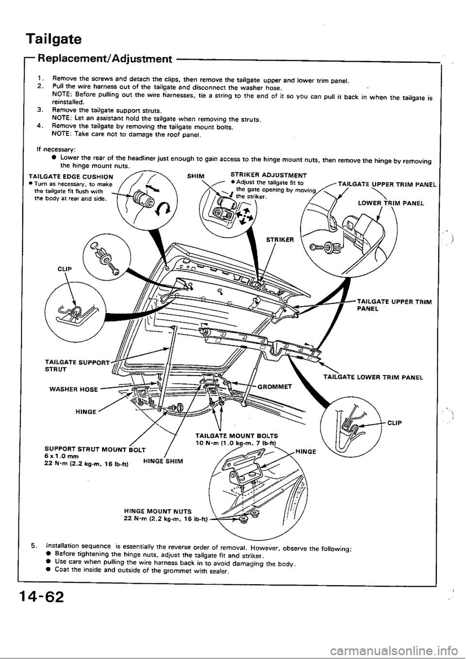 HONDA CIVIC 1989 4.G Workshop Manual 