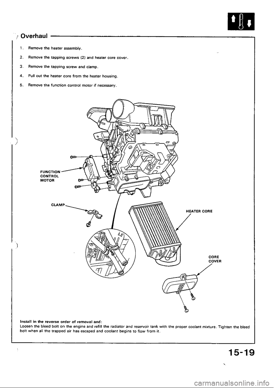 HONDA CIVIC 1990 4.G Workshop Manual 
