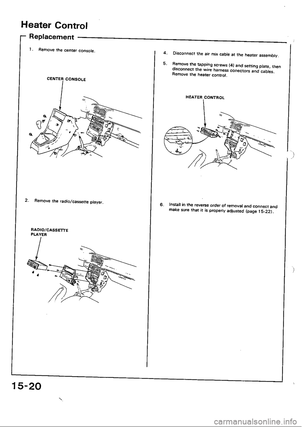 HONDA CIVIC 1990 4.G Workshop Manual 
