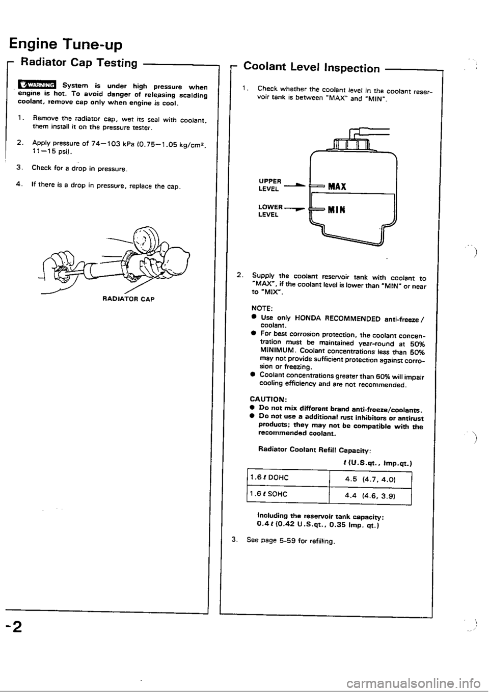 HONDA CIVIC 1990 4.G Workshop Manual 