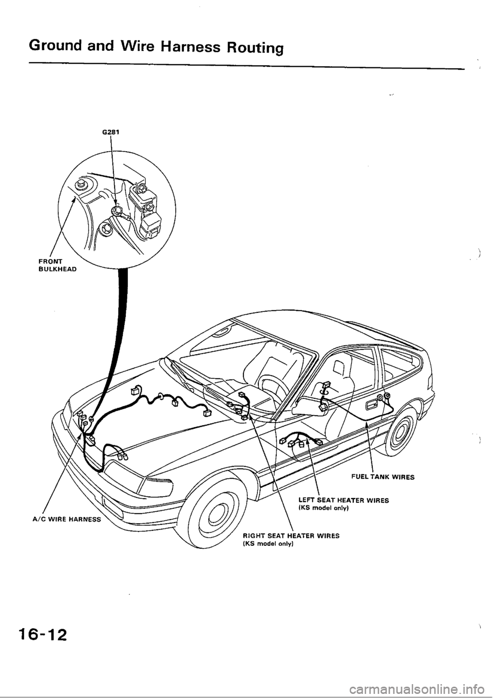 HONDA CIVIC 1990 4.G Workshop Manual 