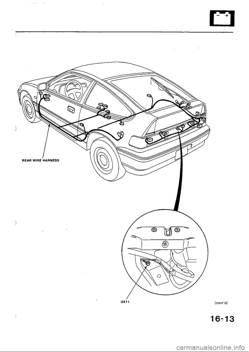 HONDA CIVIC 1990 4.G Workshop Manual 