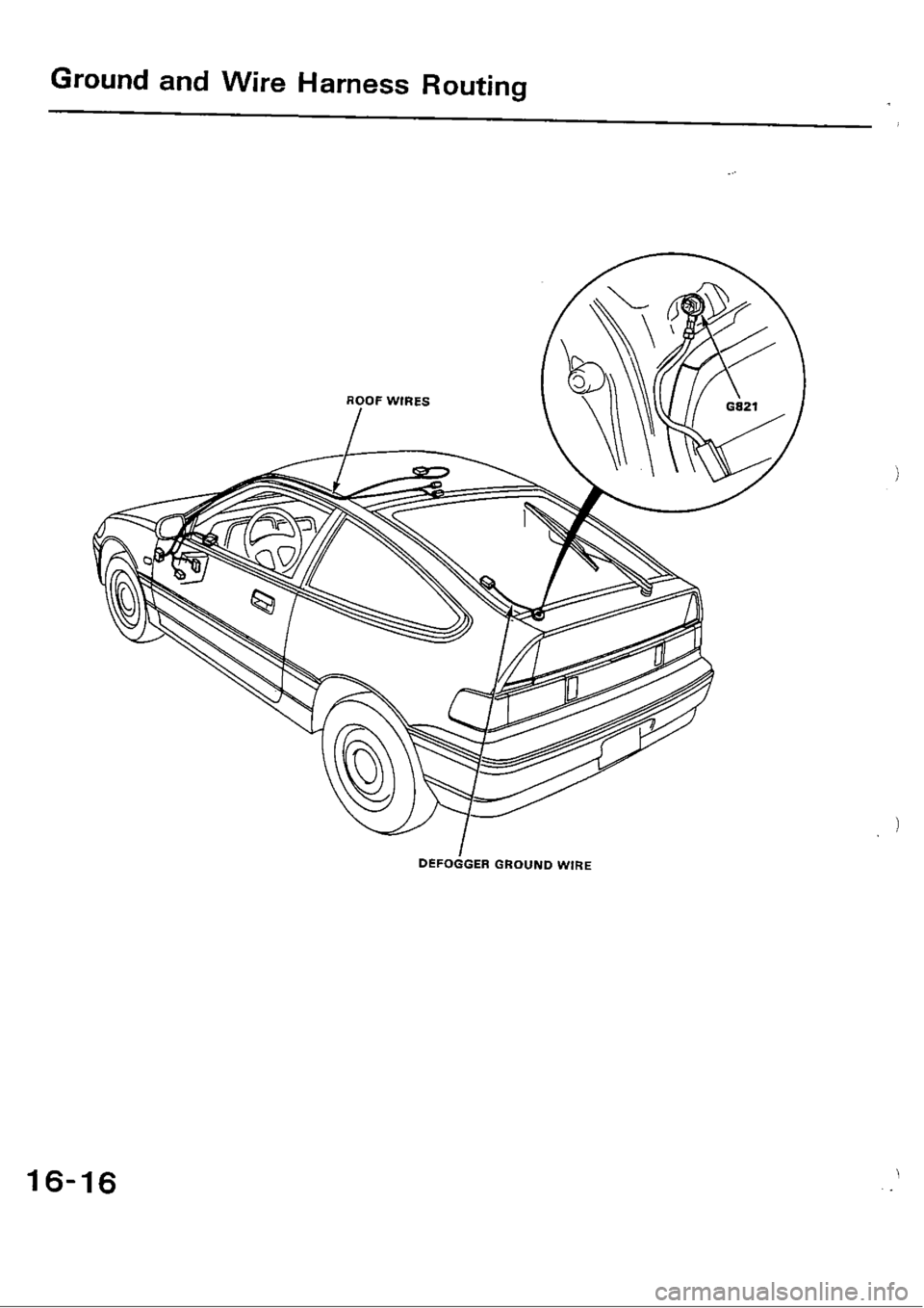HONDA CIVIC 1990 4.G Workshop Manual 