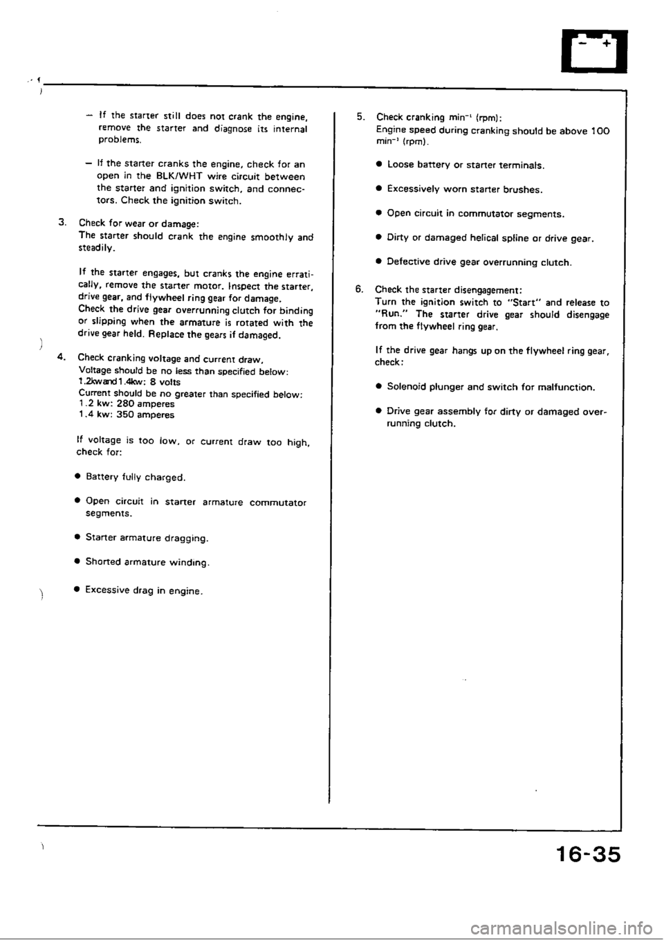 HONDA CIVIC 1989 4.G Workshop Manual 
