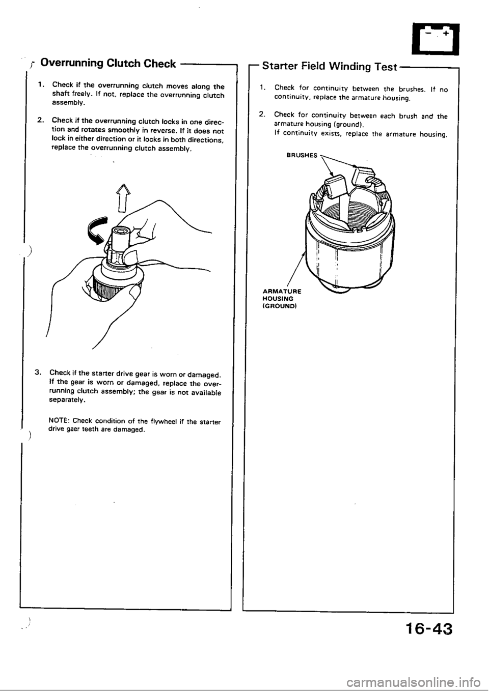 HONDA CIVIC 1990 4.G Workshop Manual 