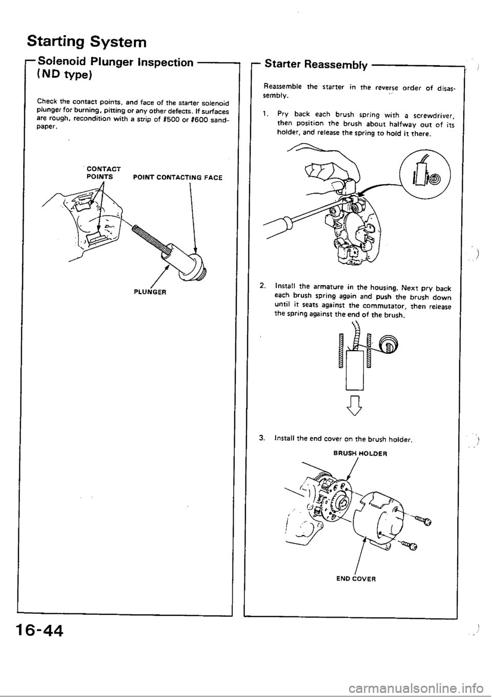 HONDA CIVIC 1990 4.G Workshop Manual 