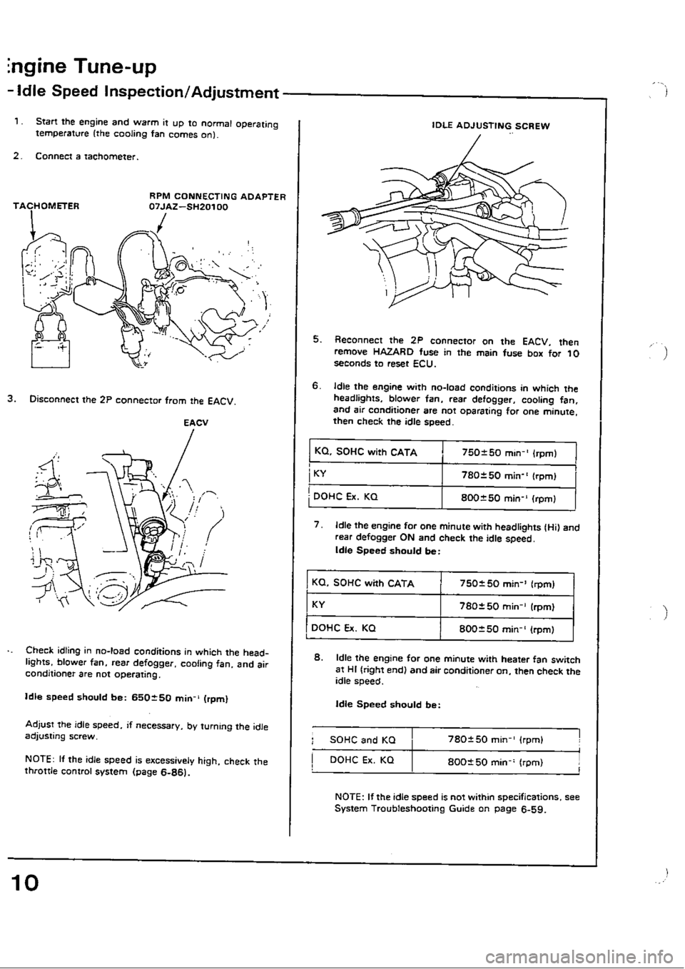 HONDA CIVIC 1990 4.G Workshop Manual 