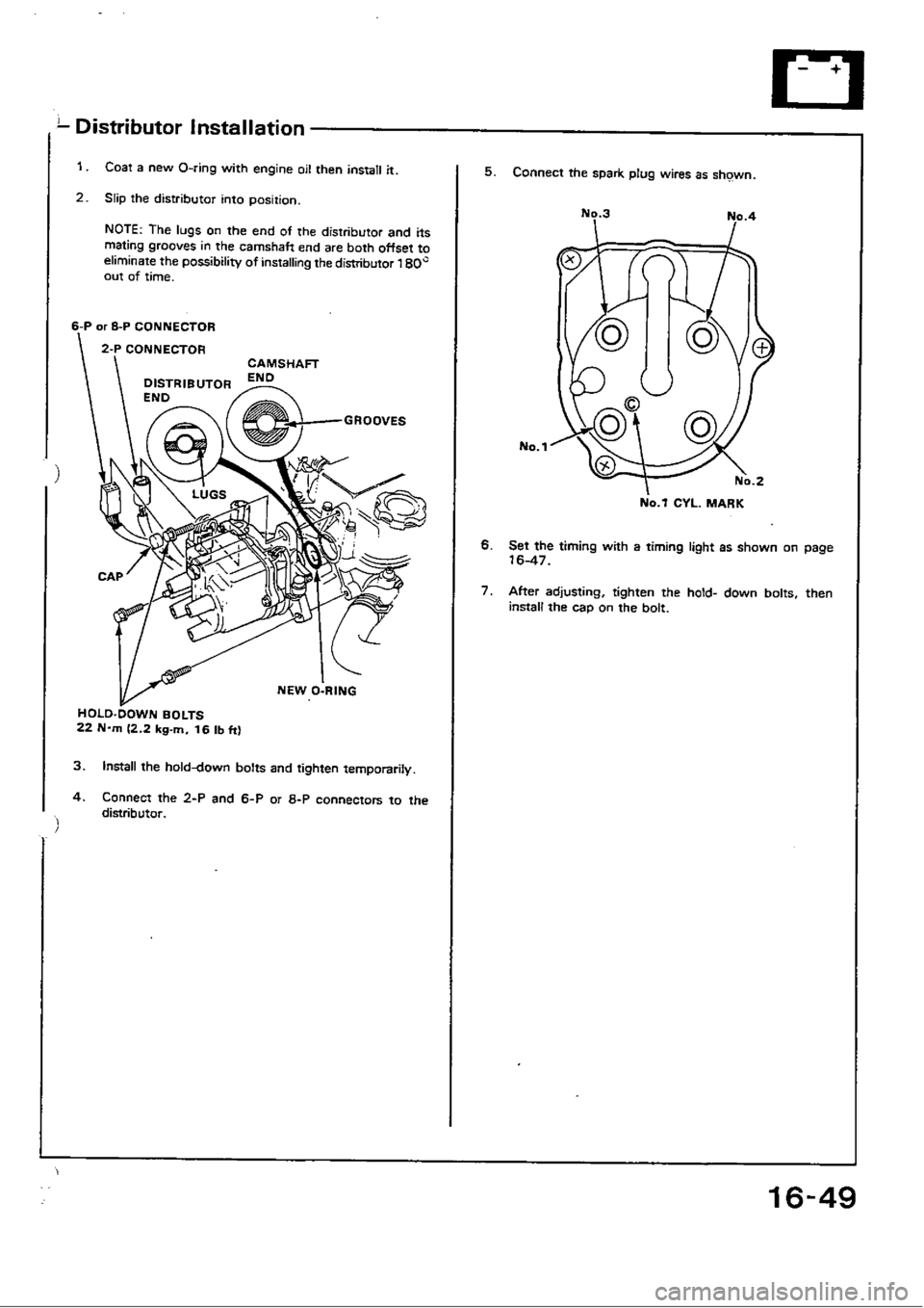 HONDA CIVIC 1990 4.G Workshop Manual 