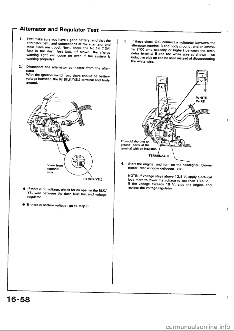 HONDA CIVIC 1989 4.G Workshop Manual 