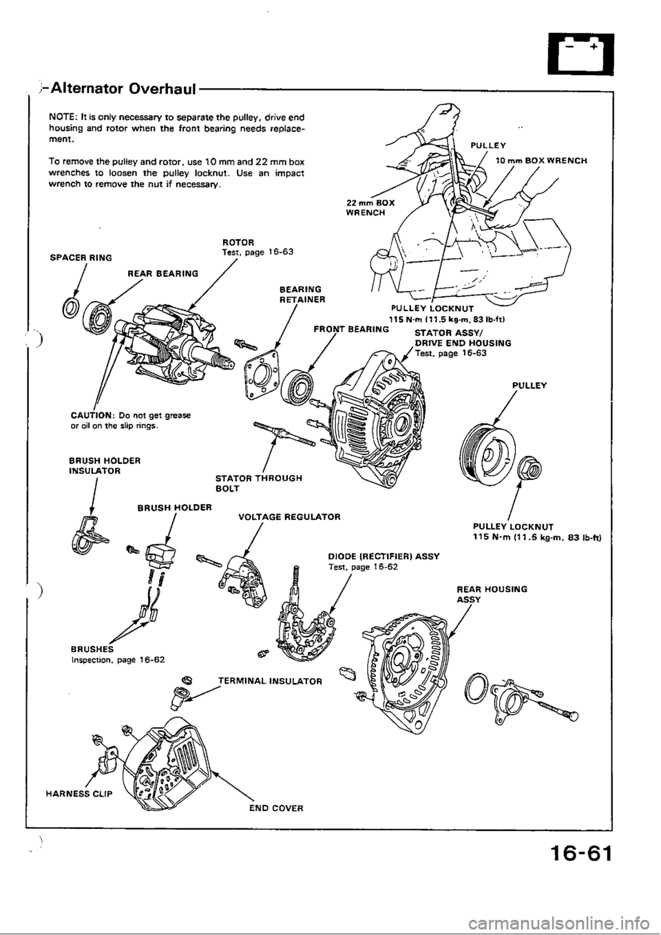 HONDA CIVIC 1989 4.G Workshop Manual 