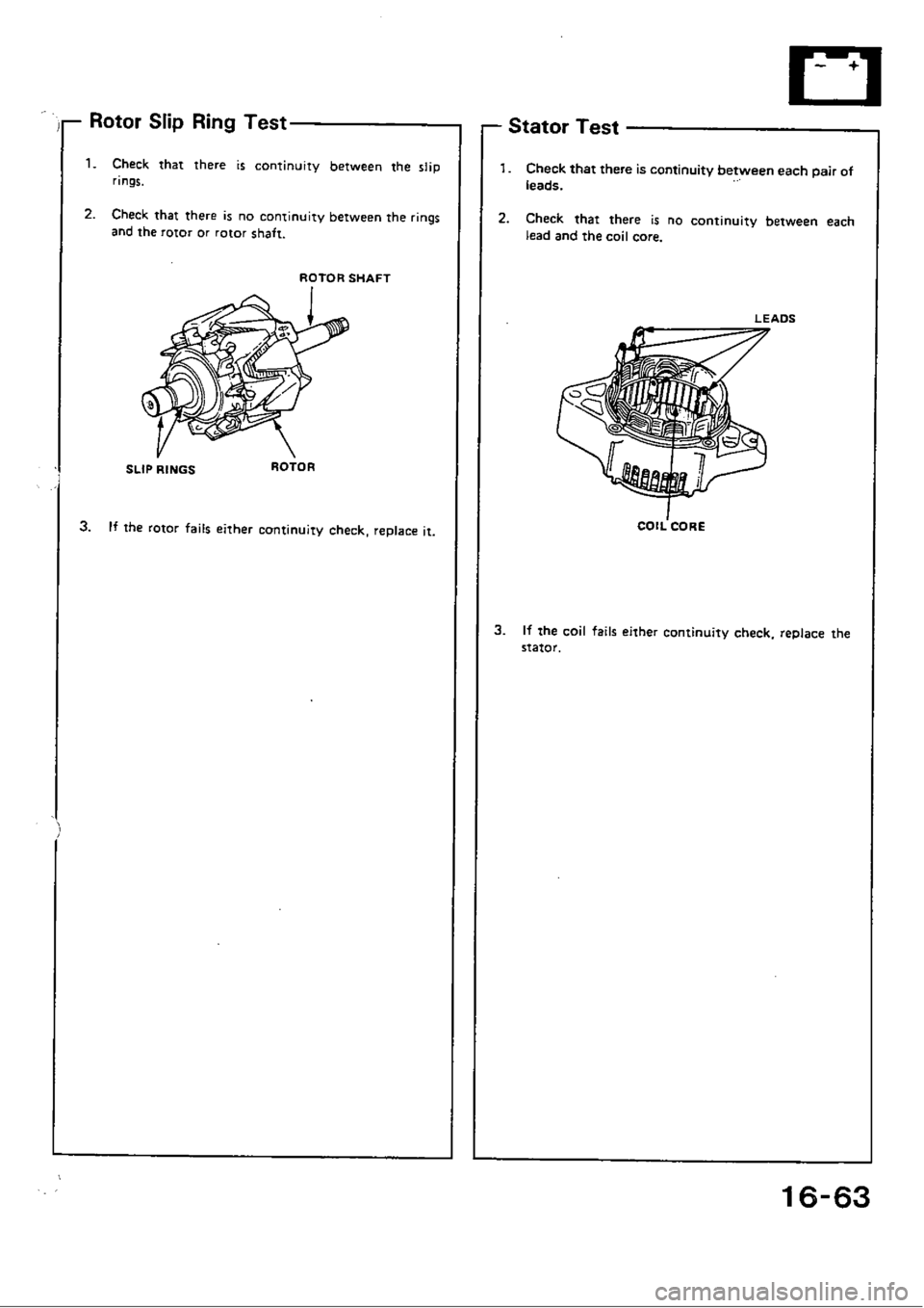 HONDA CIVIC 1989 4.G Workshop Manual 