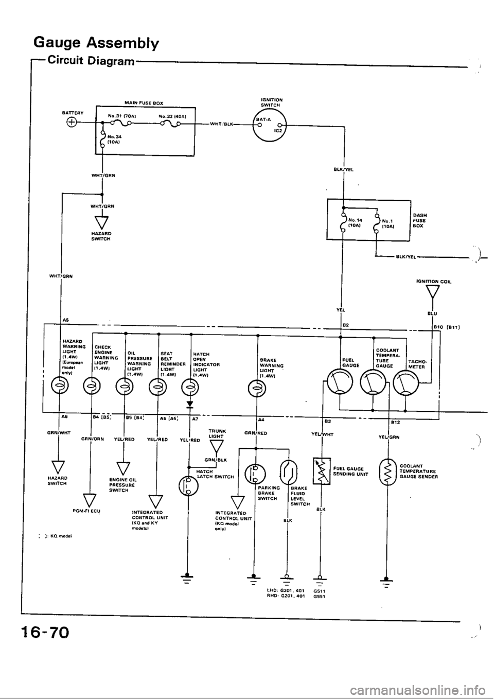 HONDA CIVIC 1990 4.G Workshop Manual 