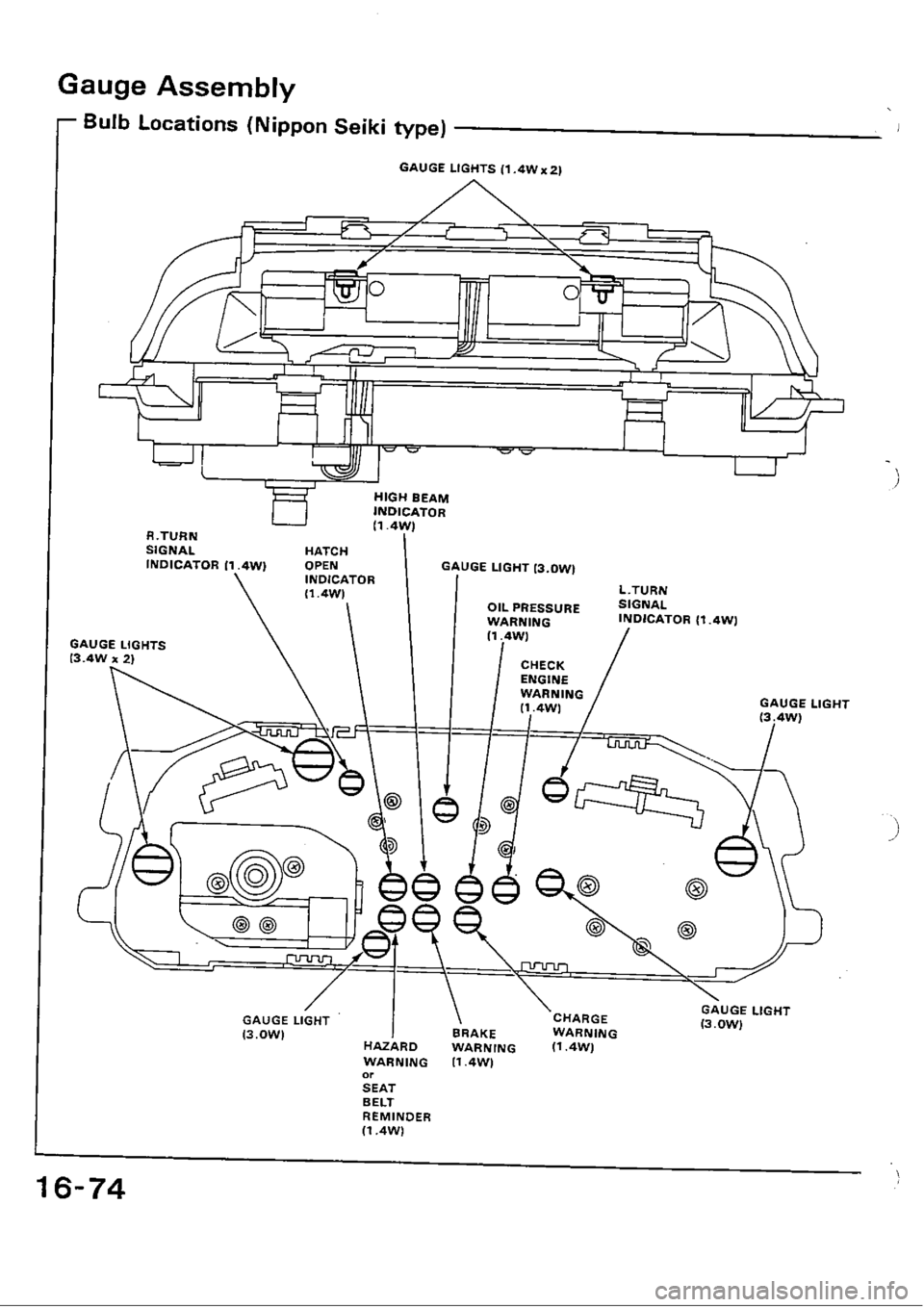 HONDA CIVIC 1990 4.G Workshop Manual 