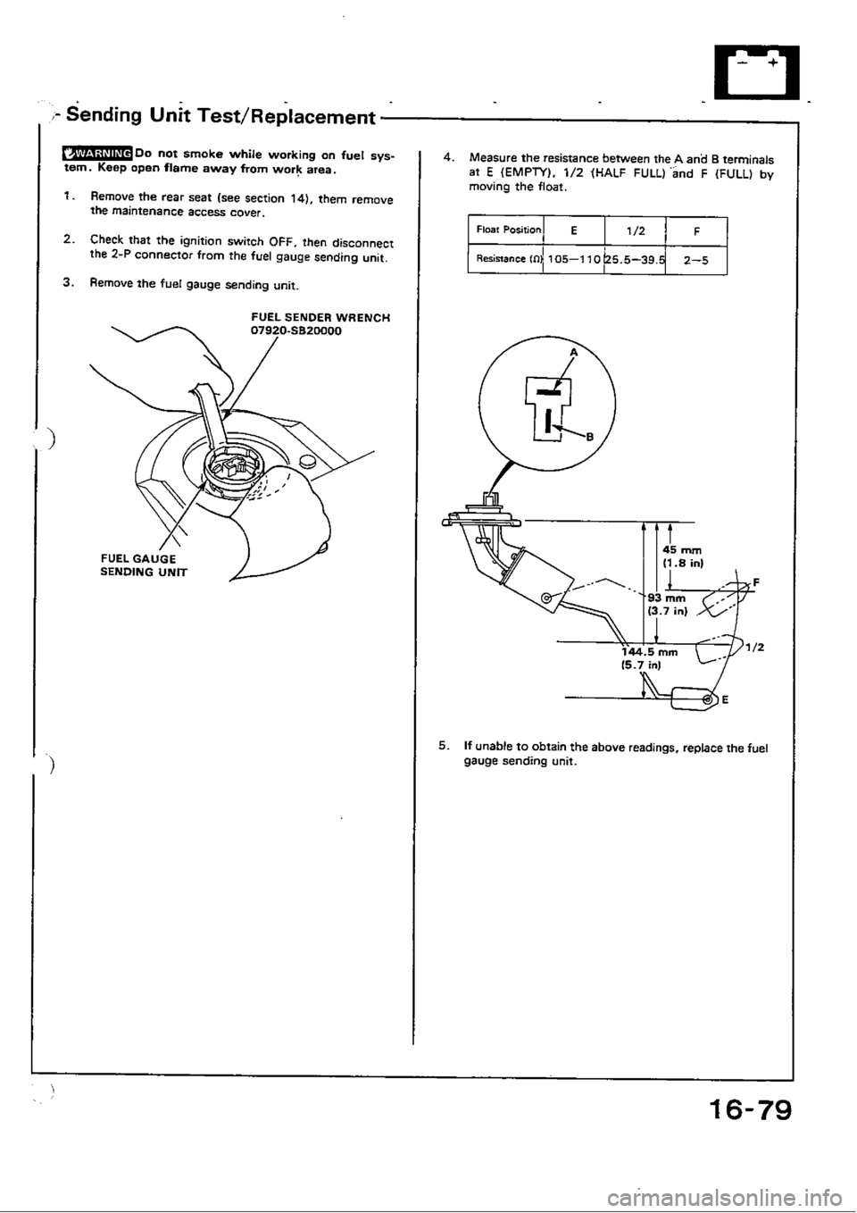 HONDA CIVIC 1989 4.G Workshop Manual 