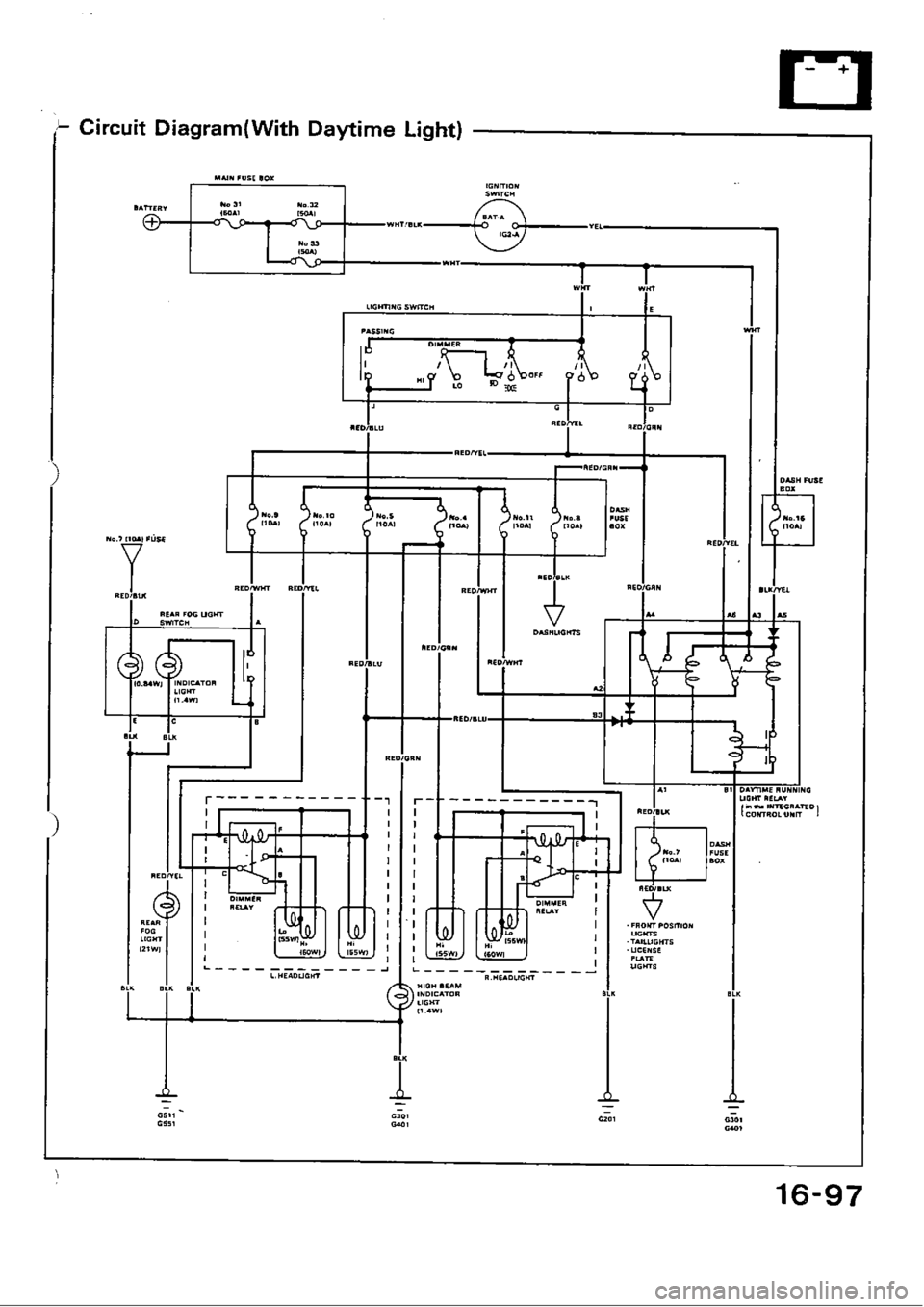 HONDA CIVIC 1989 4.G Workshop Manual 