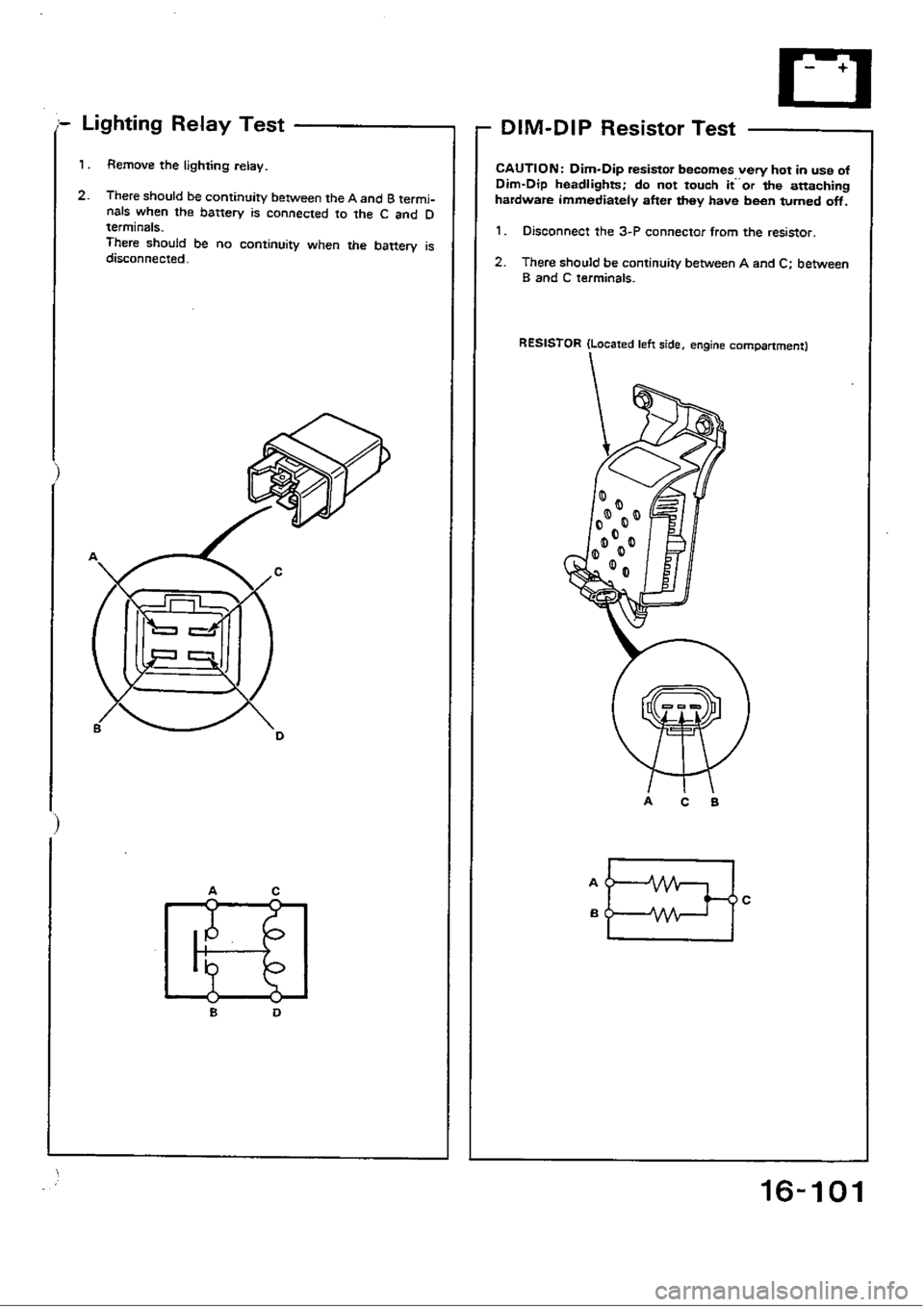 HONDA CIVIC 1990 4.G Workshop Manual 
