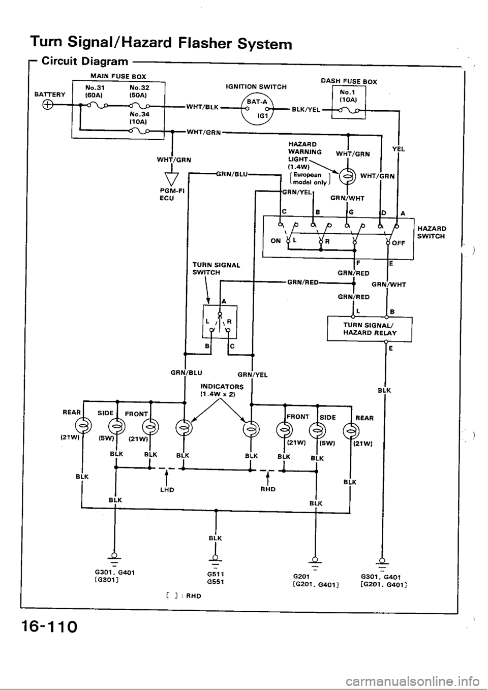 HONDA CIVIC 1990 4.G Workshop Manual 