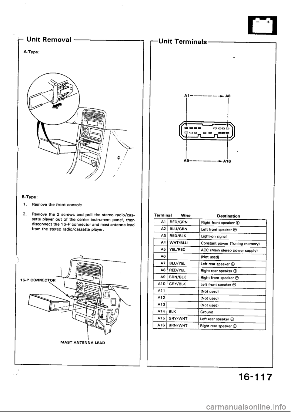HONDA CIVIC 1989 4.G Workshop Manual 