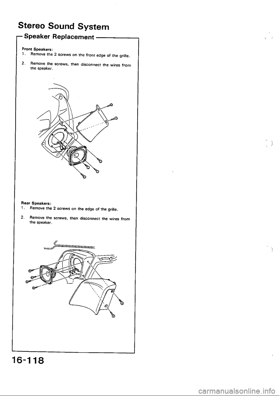 HONDA CIVIC 1989 4.G Workshop Manual 